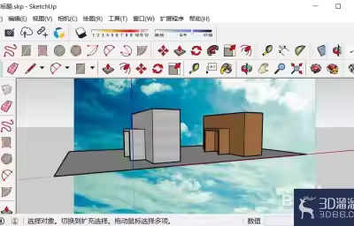 SU草图大师怎么导出高质量图片？