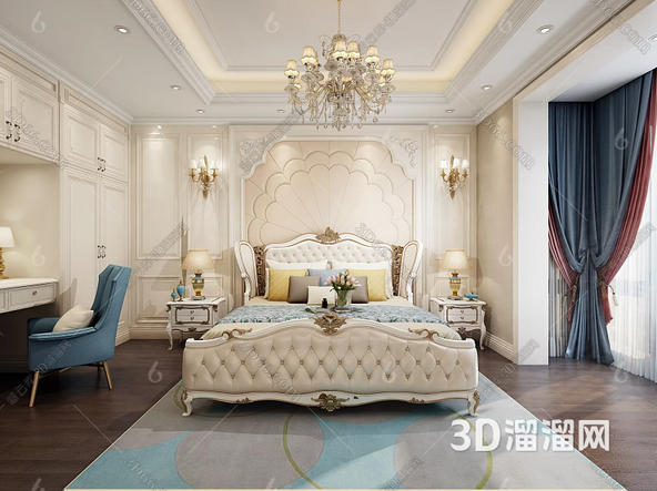 简欧卧室背景墙装修设计方法