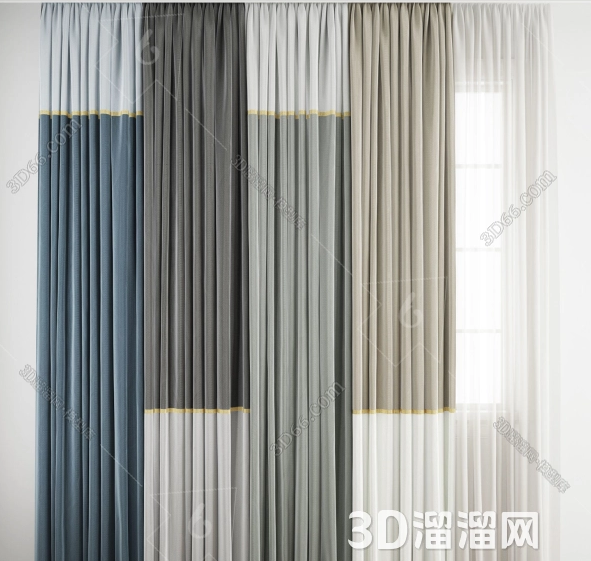 空间太单调?试试这5种窗帘拼色方法 空间太单调?试试这5种窗帘拼色方法
