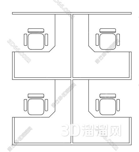 办公桌的尺寸是多少?-3d溜溜网