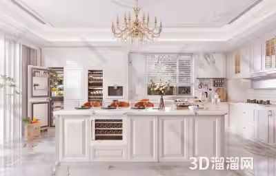 简欧风格厨房装修效果图