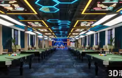 台球室设计：打造理想的休闲娱乐场所
