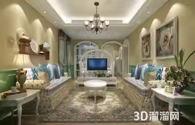 田园风格装修与瓷砖贴图搭配技巧