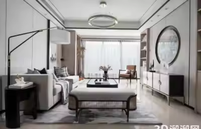 远山含黛，融合东方哲学的现代艺韵：金科·鹿鸣东方雅苑住宅设计案例