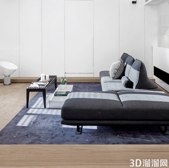 全面空间,自然互动:广州云山诗意画坊居住宅设计案例-3d溜溜网