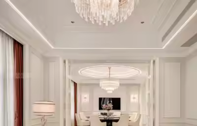 1200㎡美式别墅，奢华而不失品味：翔辉花园五层独栋别墅设计案例