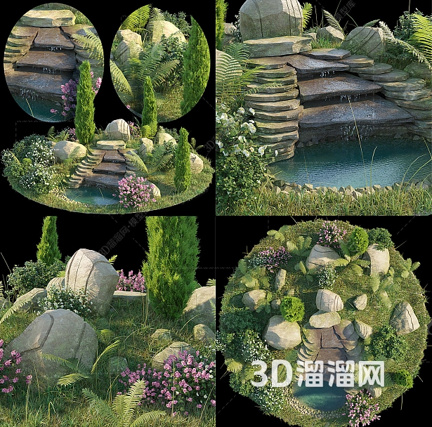 常见园林建筑小品的植物配置