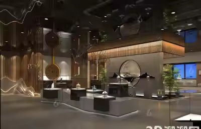 裸顶展厅灯具怎么设计？
