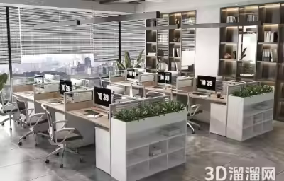 办公室6人工位怎么设计？