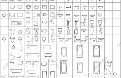 ​绘图纸中常用图块有哪些？