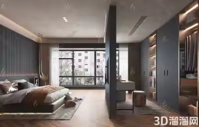 转角衣柜大卧室怎么设计？