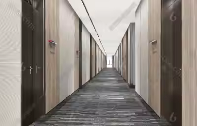 办公室过道太长怎么设计？