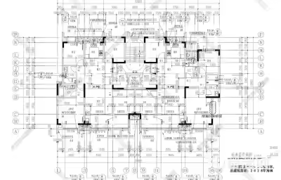 建筑图的柱子怎么标？