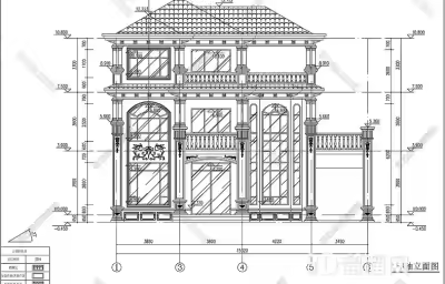 如何绘制欧式建筑图？