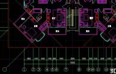 建筑图怎么看轴线？