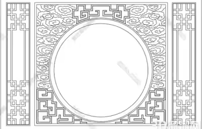 屏风平面图怎么画？