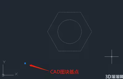 CAD图块插入基点怎么修改？