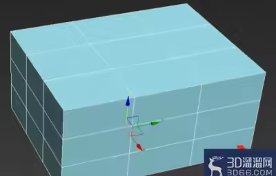 3Dmax怎么挤出模型上的面?