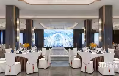 宴会厅的柱子怎么设计？