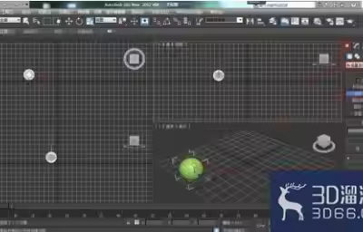 3dmax怎么制作动画路径约束？