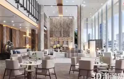 4米高的酒店大堂怎么设计？