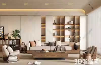 客厅摆实木沙发怎么设计？