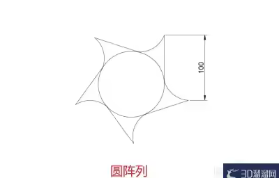 CAD圆阵列+圆技巧怎么画图？