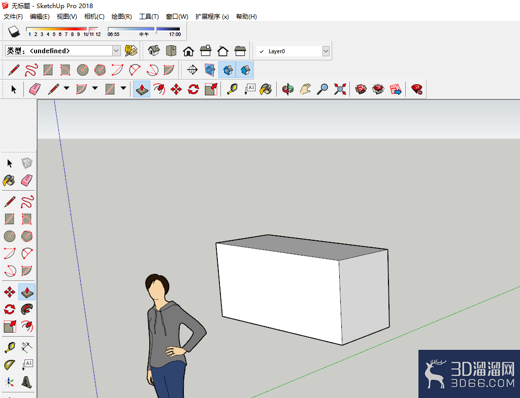 草图大师(SketchUp)组件突出显示怎么设置？