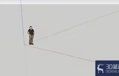 怎么将草图大师(SketchUp)的透视图转成顶视图？