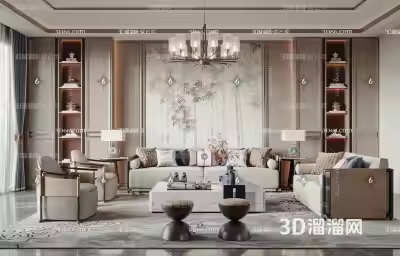 新中式客厅鉴赏