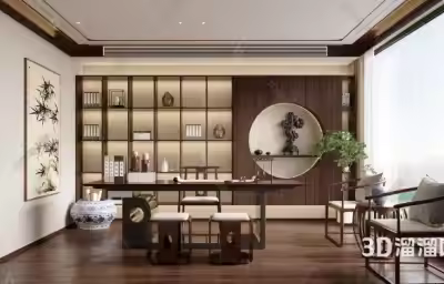 中式书房设计灵感，打造古朴典雅的学习空间