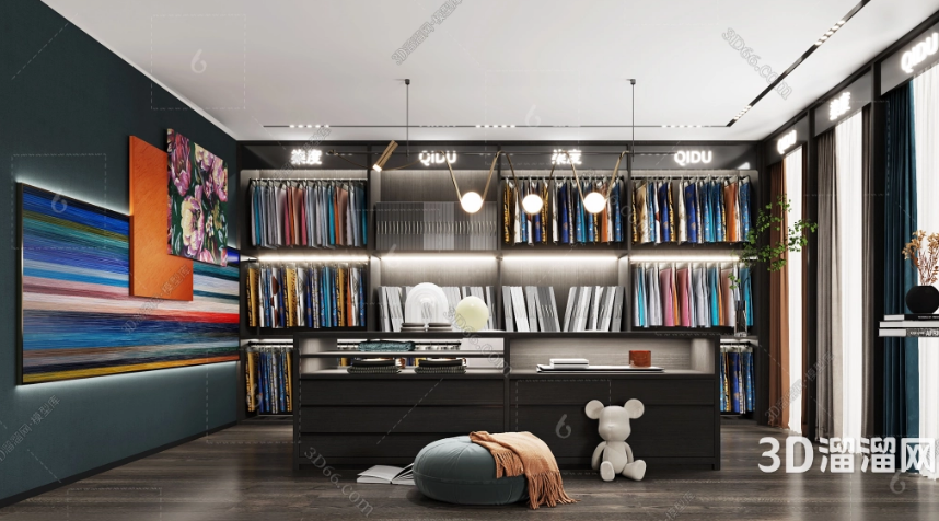 窗帘展厅模型:设计师的创意探索与客户沟通工具 窗帘展厅模型:设计师的创意探索与客户沟通工具