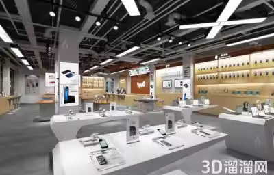 创意手机展厅模型：设计师的创新与展示工具