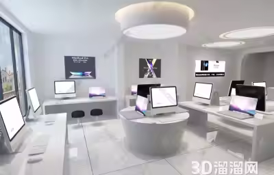 电脑展厅模型：展现科技之美