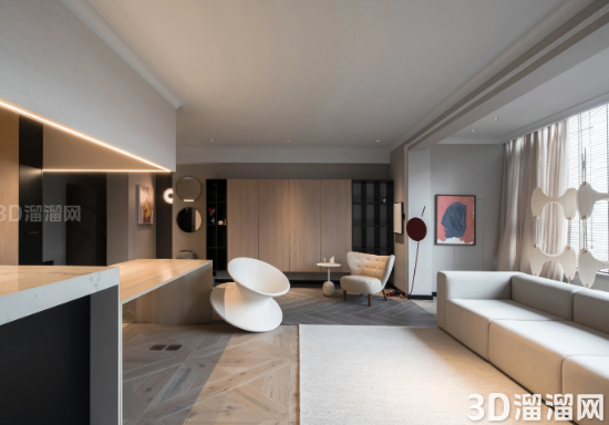融合艺术与功能的简约空间设计:Animi motus住宅设计案例 融合艺术与功能的简约空间设计:Animi motus住宅设计案例