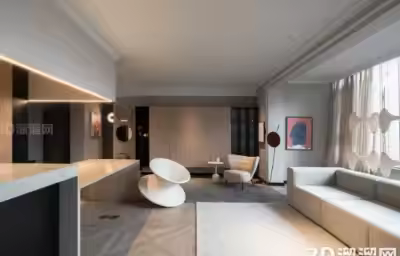 融合艺术与功能的简约空间设计：Animi motus住宅设计案例