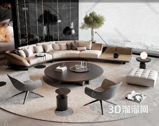 家装沙发怎么设计？-3d溜溜网