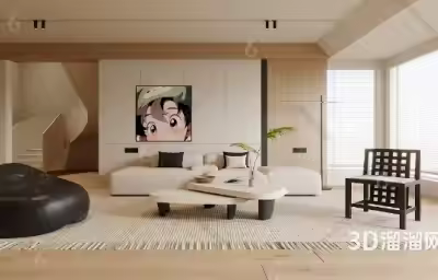 极简客厅中间沙发怎么设计？