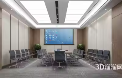 正方形房间如何设计会议室？