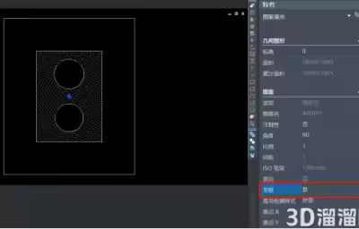 CAD中填充的图案怎么跟随边界变化？
