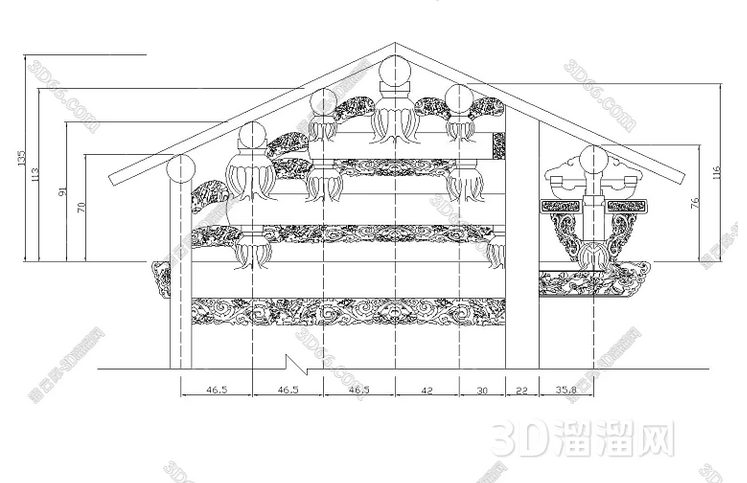 建筑图横梁怎么定尺寸? 建筑图横梁怎么定尺寸?