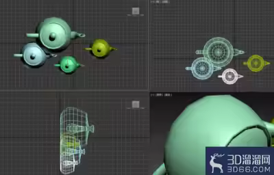 怎么看3DMAX中模型的总面数？