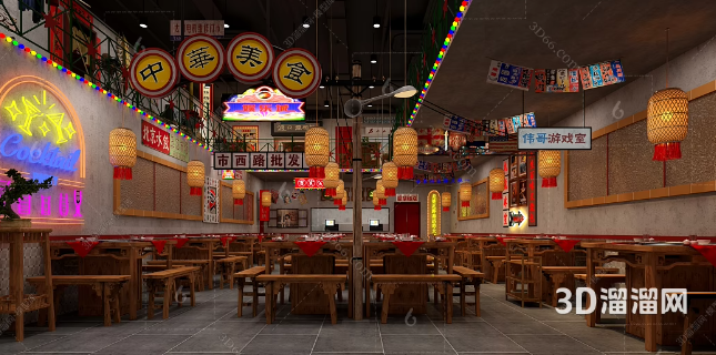 复古火锅店厨房怎么设计才好看? 复古火锅店厨房怎么设计才好看?