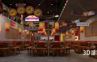 复古火锅店厨房怎么设计才好看？