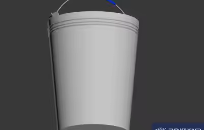 3Dmax铁桶浮雕logo制作教程