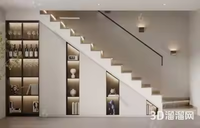 五种绝美楼梯下面装修设计方案