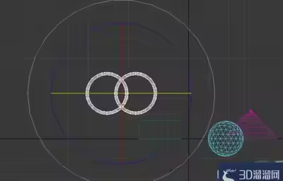 3Dmax 如何以选中物体为中心旋转？
