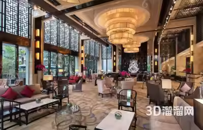 5米层高的酒店大堂灯光怎么设计？