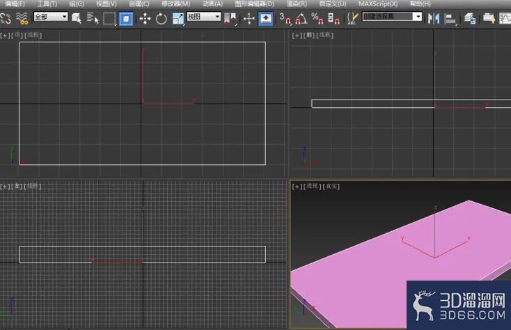 3dmax建模简约桌子模型 3dmax建模简约桌子模型
