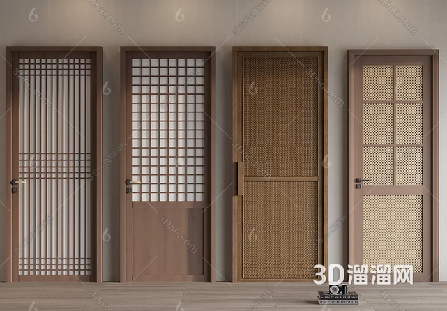 家装门的种类有哪些?怎么选择?-3d溜溜网
